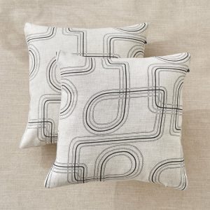 Mellow Calco Set of 2 Printed Cushion Covers - 40x40cm